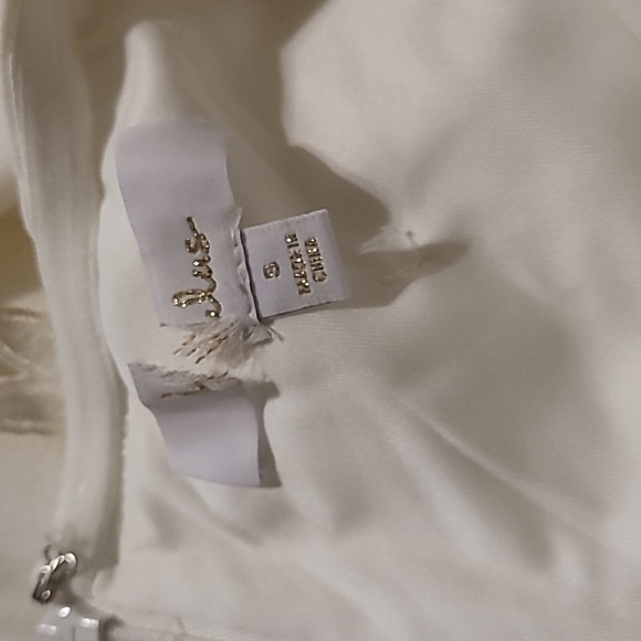 LULU'S IVORY FLORAL EMBROIDERED MAXI DRESS SMALL - Picture 6 of 7